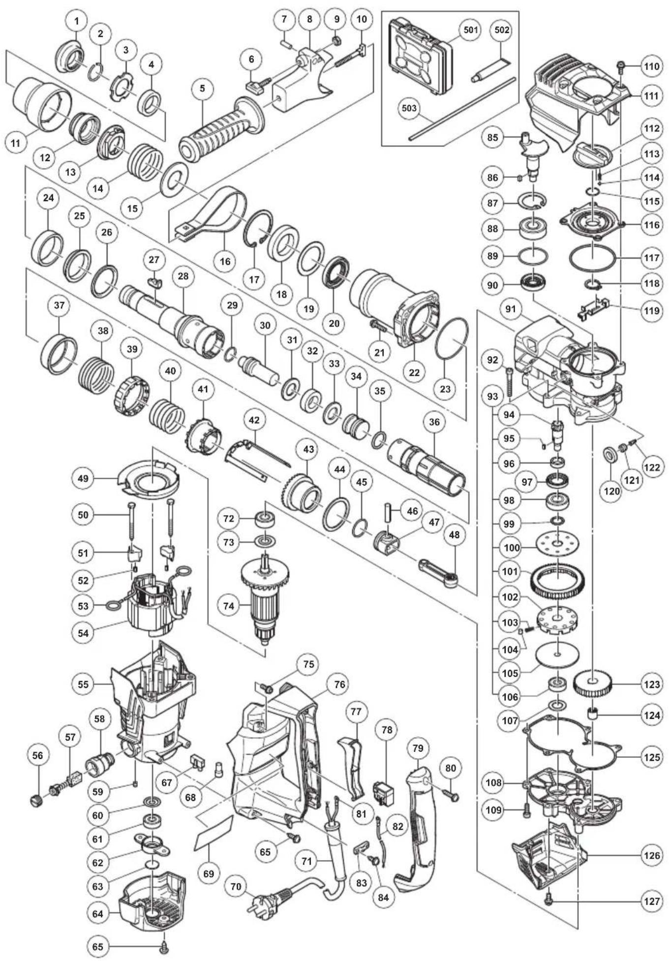 METABO DH 40MC - PRECAUCIÓN - 1