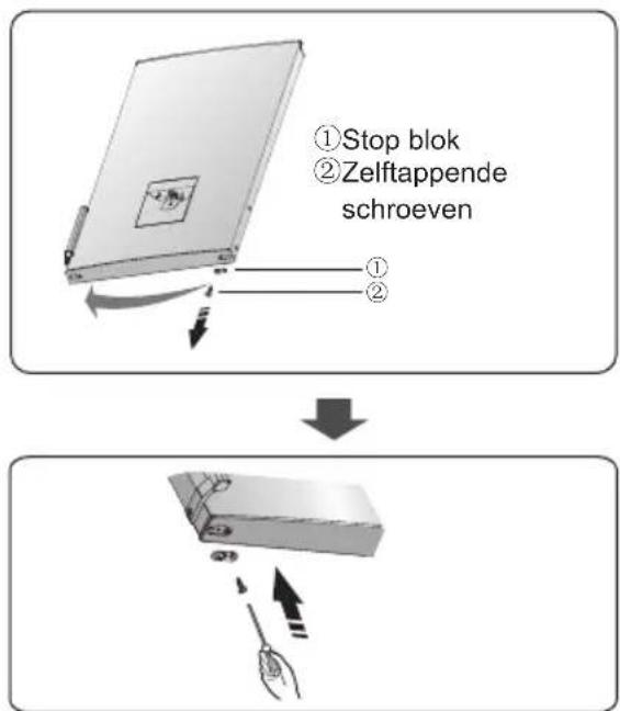 Everglades EVUD430 - Het omkeren van de deur - 13