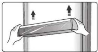 Everglades EVUD430 - Positioning the door shelves - 1
