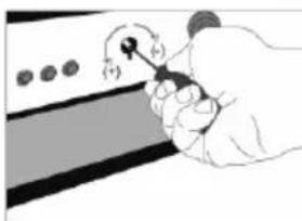 Everglades EVCK039 - Réglage de la flamme - robinet de gaz: - 1