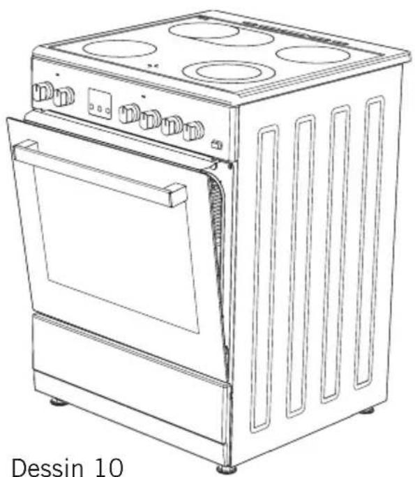 Everglades EVCK037 - UTILISATION DU PANNEAU DÉFLECTEUR DE LA GRILLE (en option)* - 3