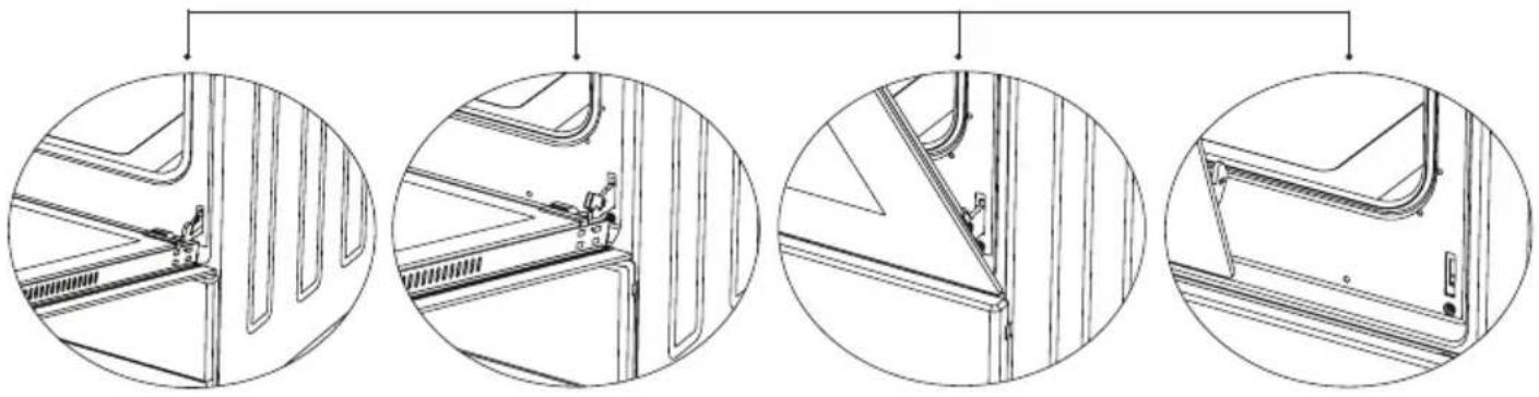 Everglades EVCK037 - INSTALLATION OF THE OVEN DOOR - 3
