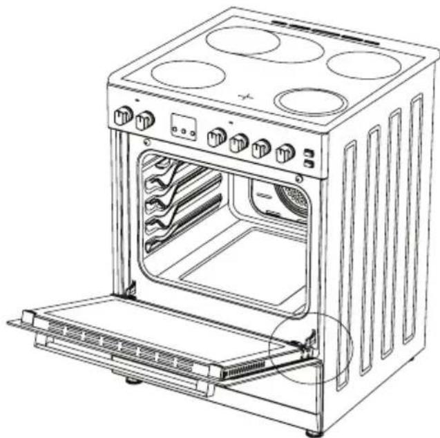 Everglades EVCK037 - INSTALLATION OF THE OVEN DOOR - 1