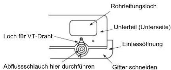 HAIER AC18CS1ERA - Anbringen des Abflussschlauchs - 3