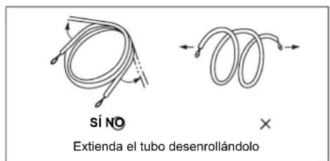 HAIER AC18CS1ERA - Fijar el cable de connexion y el cable de alimentacion con la abrazadora para cables - 3