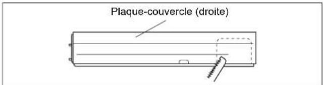HAIER AC18CS1ERA - Installation de la plaque-couvercle (droite) - 1