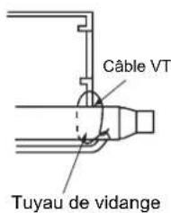 HAIER AC18CS1ERA - Installation du tuyau de vidange - 6