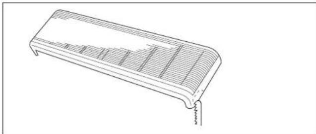 HAIER AC18CS1ERA - Installare la griglia della presa d'aria - 1
