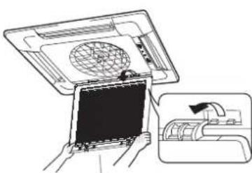 HAIER AB12CS1ERA - Lavar el filtro de aire - 2