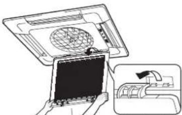 HAIER AB09CS1ERA - Reinigen des Luftfilters - 2