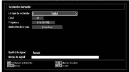 TOSHIBA 40BV700F - Recherche manuelle de l'antenne numérique) - 1
