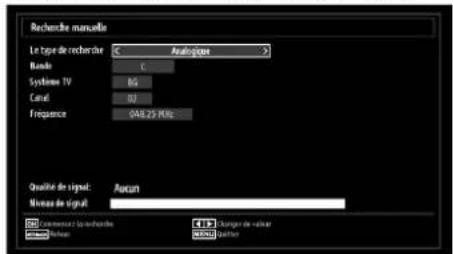 TOSHIBA 40BV700F - Recherche manuelle analogue - 1