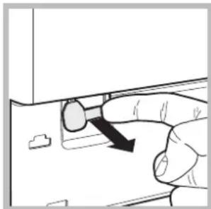 HOTPOINT AQM9D 490 U Aqualtis - Manuel åbning af lågen - 2