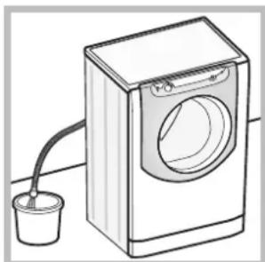 HOTPOINT AQM9D 490 U Aqualtis - Manuell öppning av lucka - 1