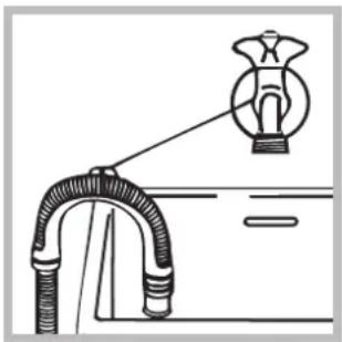 HOTPOINT AQM9D 490 U Aqualtis - Anslutning av vatteninloppsslangen - 1