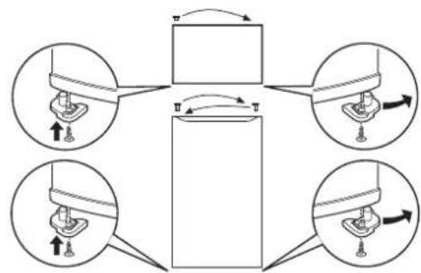 HOTPOINT ENTM 182A0 VW - Možnost odpiranja vrat na obesti strani - 2