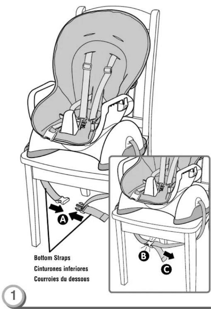FISHER-PRICE X2533 - Pour fixer le siège à une chaise - 2