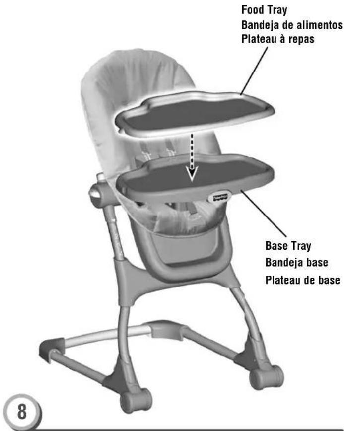 FISHER-PRICE V9464 - Using the Trays Cómo utilizar las bandejas Utilisation des plateaux - 3