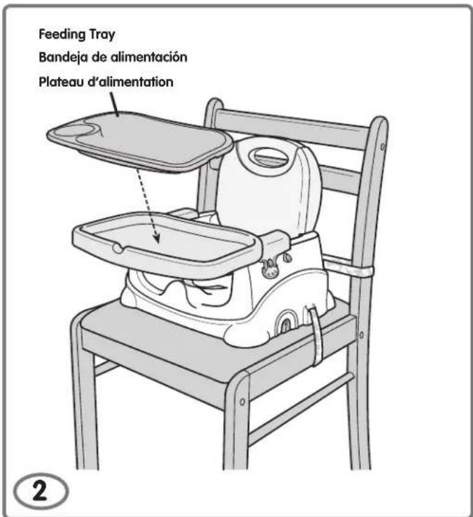 FISHER-PRICE B7275 - Using the Trays Uso de las bandejas Pour utiliser les plateaux - 1