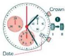 Candino C4445 - SETTING THE DATE AND TIME - 1
