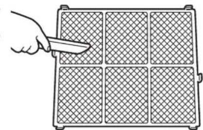 Toyotomi AC20 - Nettoyage de la grille du filtre - 2