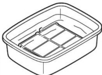 Toyotomi AC20 - Nettoyage de la grille du filtre - 3
