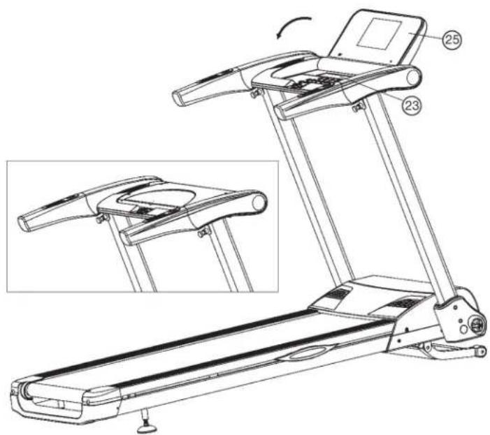 Christopeit TM 600S - How to move/store your treadmill: - 1