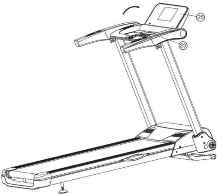 Christopeit TM 600S - Étape n° 4: installation de l'ordinateur - 1