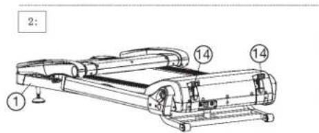 Christopeit TM 600S - Methode om uw loopband te verplaatsen/op te bergen: - 6