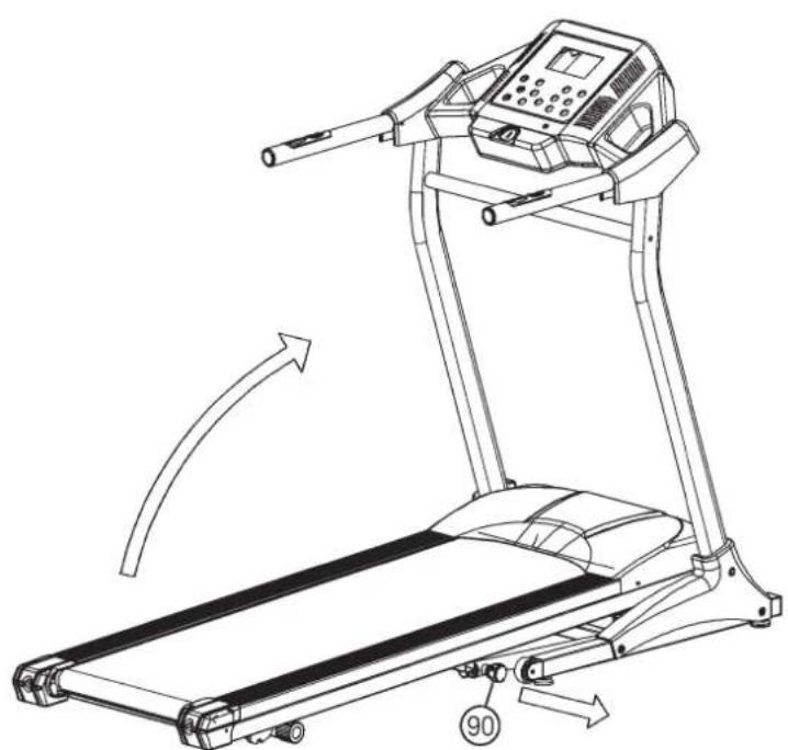 Christopeit TM 2 Pro de Luxe - How to move/store your treadmill: - 1
