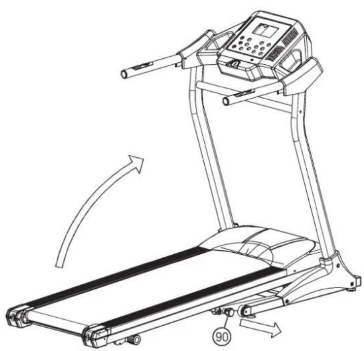 Christopeit TM 2 Pro de Luxe - Transportieren des Laufbandes - 1