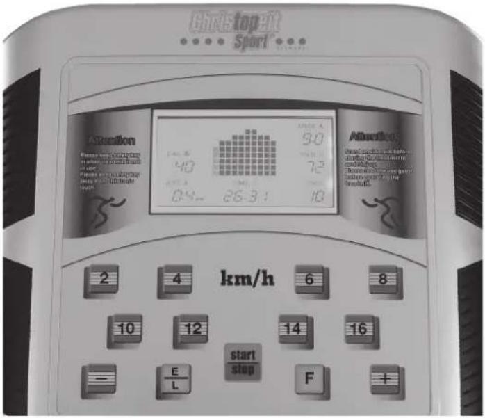 Christopeit TM 2 Pro de Luxe - Description de l'ordinateur - 1