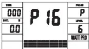 Christopeit CL 2 - Tours/min (RPM) /SPEED (Vitesse): - 8