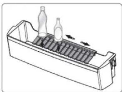 THOMSON THLR 360 WH - Utilisation du support de bouteilles - 1