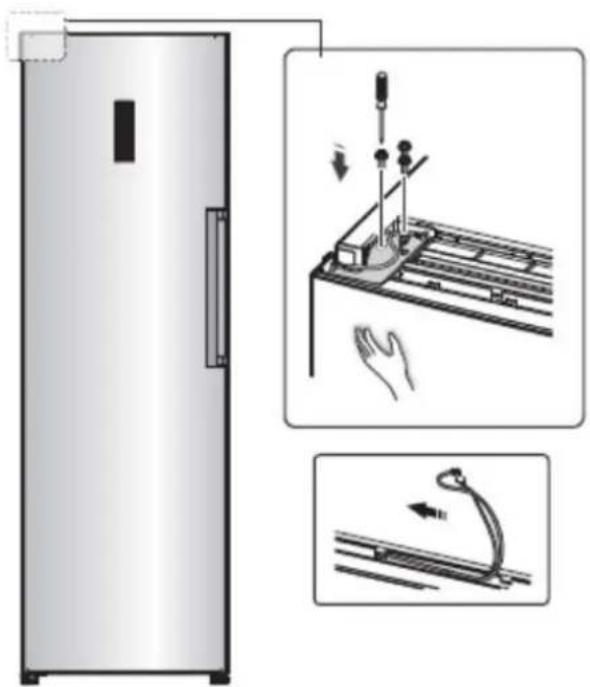 THOMSON THLR 360 WH - CHANGEMENT DU SENS D'OUVERTURE DES PORTES - 12