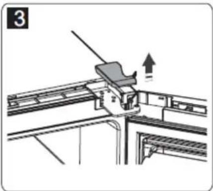 THOMSON THLR 360 WH - CHANGEMENT DU SENS D'OUVERTURE DES PORTES - 4