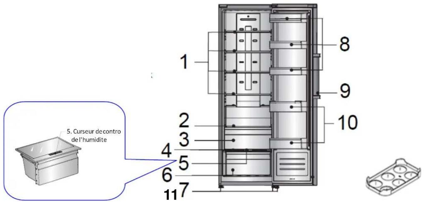 THOMSON THLR 360 WH - DESCRIPTION DES PIECES - 1