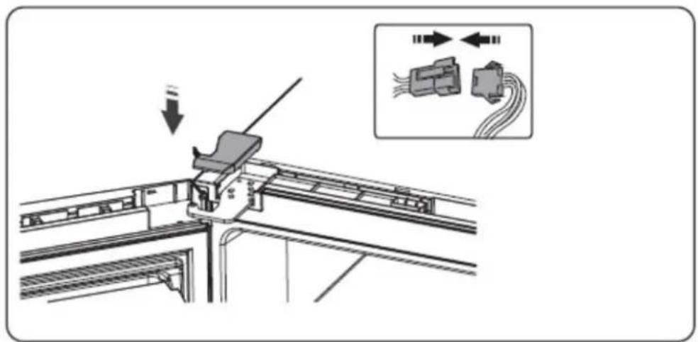 THOMSON THLR 360 WH - CHANGEMENT DU SENS D'OUVERTURE DES PORTES - 13