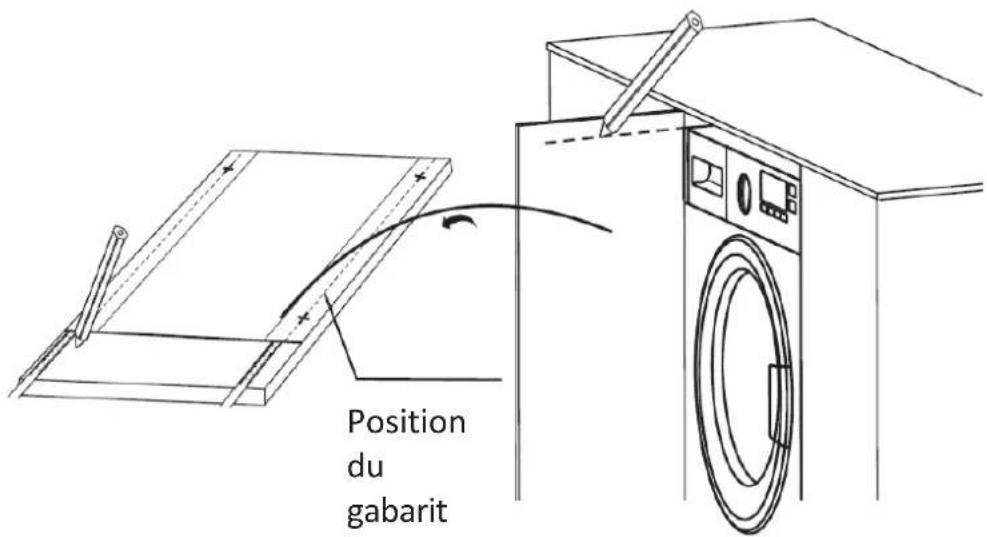 THOMSON TH BI 68140 WD - Perçage des trous dans une porte de meuble (non fourni) - 1