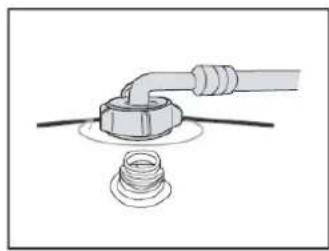 THOMSON TH BI 68140 WD - La machine doit être connectée à une alimentation en eau froide. - 1