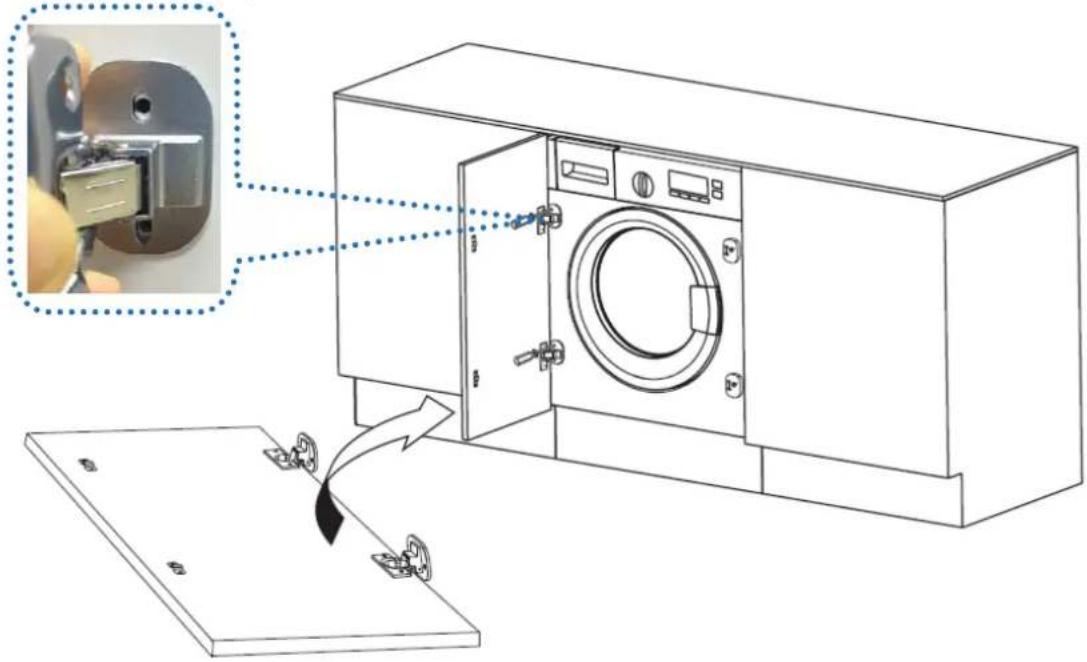 THOMSON TH BI 68140 WD - Montage de la porte du meuble - 1