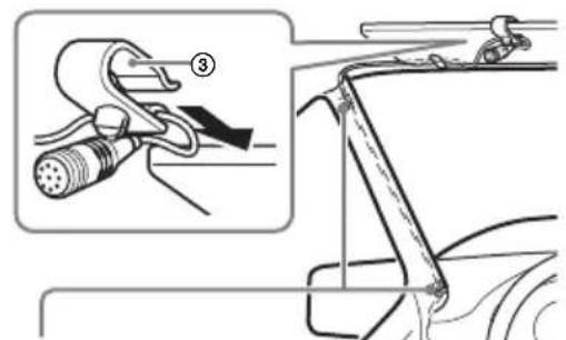 SONY XAVAX1000 - Installing the microphone - 1