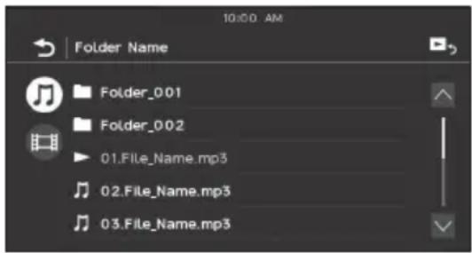 SONY XAVAX1000 - Búsqueda de un archivo desde la pantalla de lista - 1