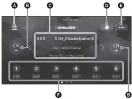 SONY XAVAX1000 - Sintonización de canales para SiriusXM - 1