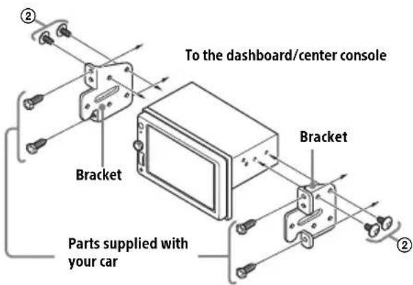 SONY XAVAX1000 - Mounting the unit in a Japanese car - 1