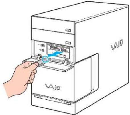 SONY Vaio VGCRC202 - Extraction d'une carte Memory Stick - 1