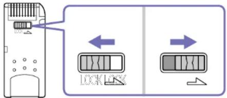 SONY Vaio VGCRC202 - Protection en écriture d'un Memory Stick - 1