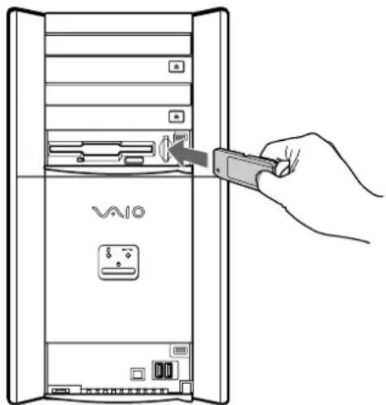 SONY Vaio PCVRX2D - Mise en place d'un Memory Stick™ - 1