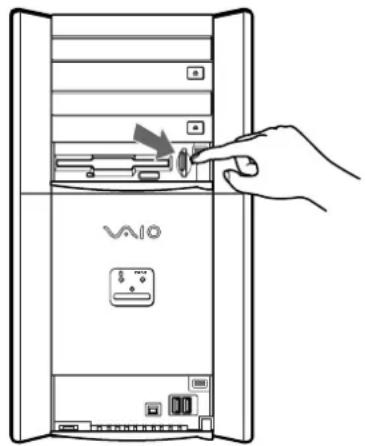 SONY Vaio PCVRX2D - Extraction d'un Memory Stick™ - 1