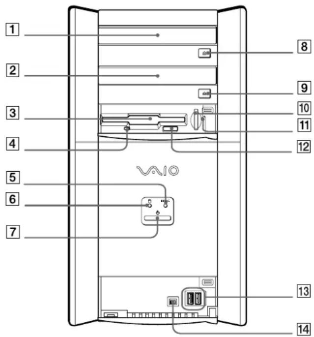 SONY Vaio PCVRX2D - Face avant - 1